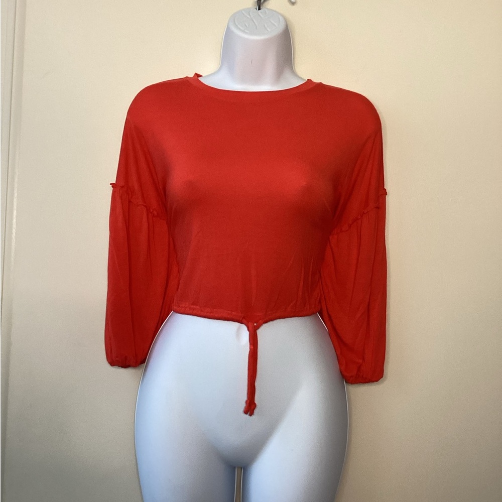 GB Girls Drawstring Crop Top